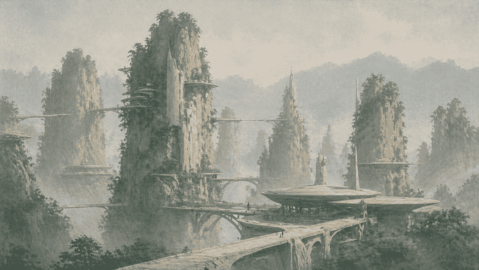 A tonal landscape used as the backdrop for VI. Why this is the highest-leverage problem in AI.